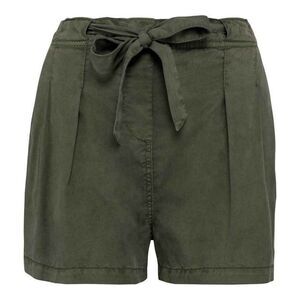 Spasso Womens/Ladies Tencel Shorts / Washed Organic Khaki